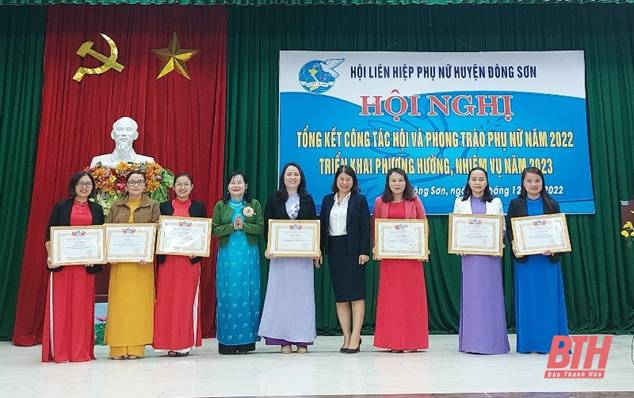 Hội LHPN huyện Đông Sơn hoàn thành tốt nhiều chỉ tiêu, nhiệm vụ năm 2022